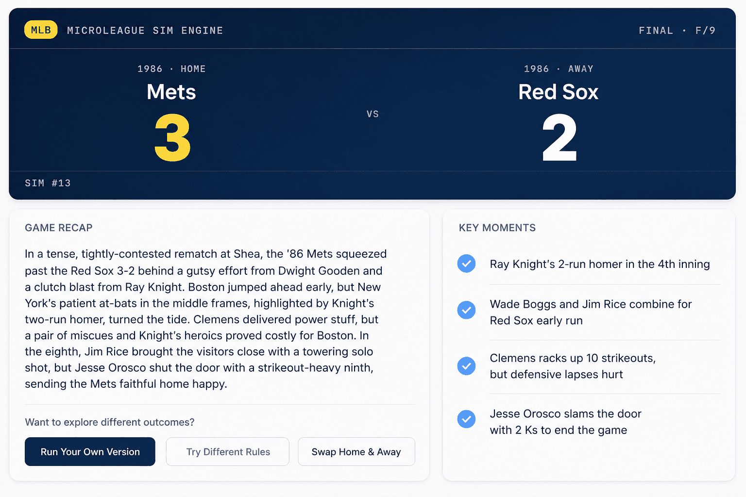 MicroLeague Sim Engine mobile mockup 3